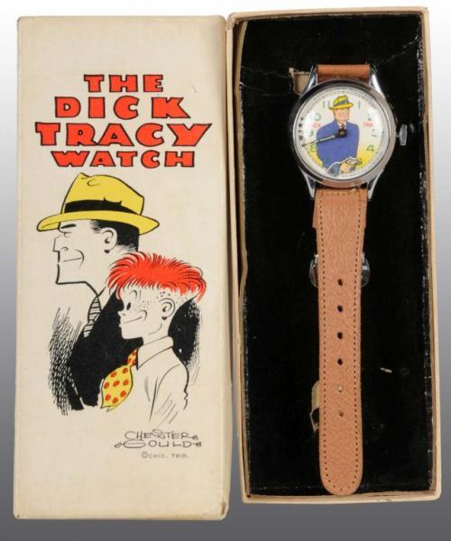 Appraisal: Dick Tracy Wrist Watch in Original Box Description Circa Made