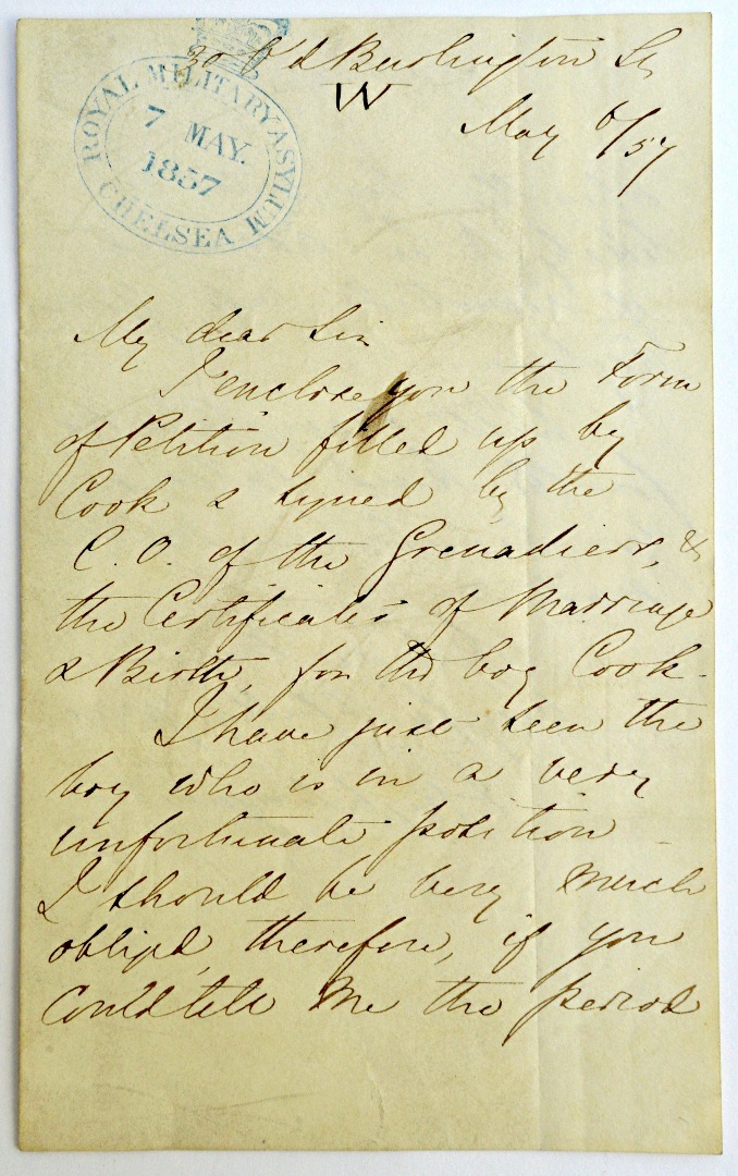 Appraisal: FLORENCE NIGHTINGALE - pp ms letter Old Burlington St May