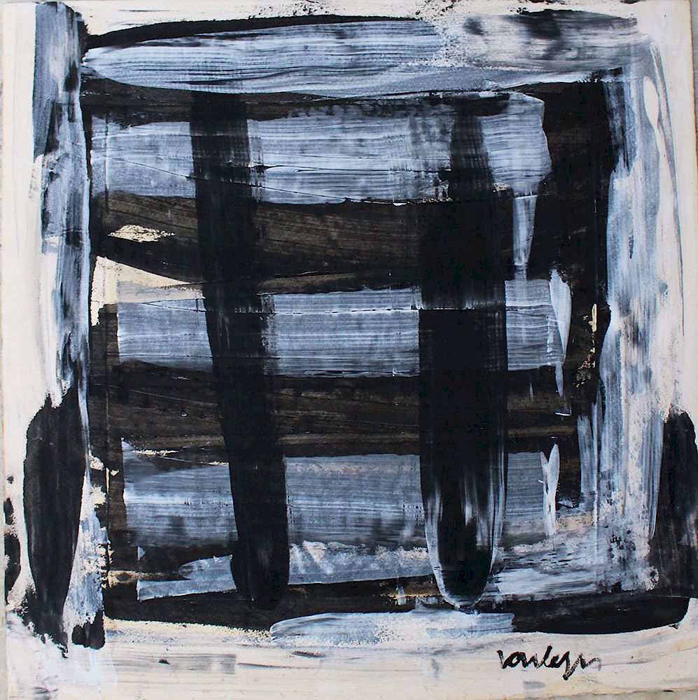 Appraisal: Pierre Soulages born -attributed Pierre Soulages born -attributed abstract composition