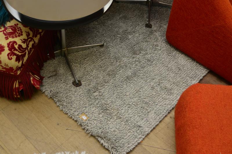 Appraisal: A CONTEMPORARY SHAG PILE RUG WITH BLACK FLECKS A CONTEMPORARY