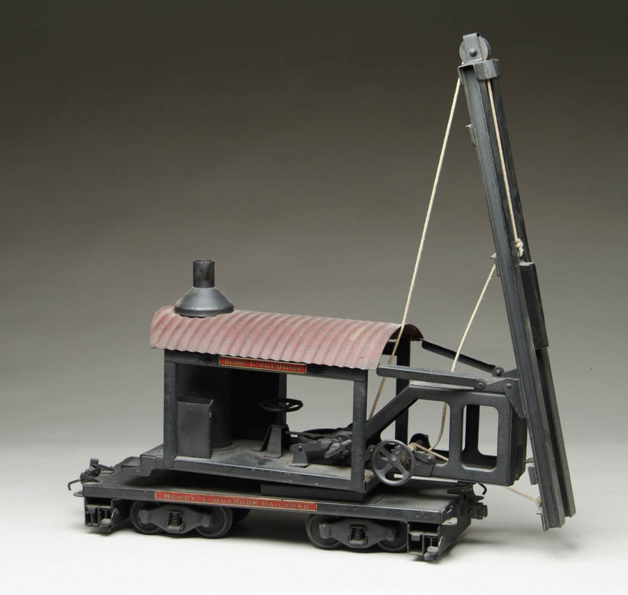 Appraisal: BUDDY L PILE DRIVER Part of the Outdoor Railroad Covered