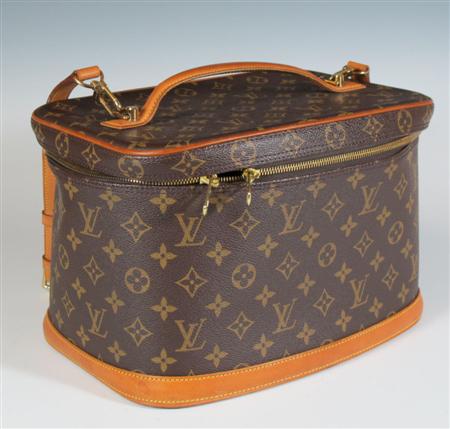 Appraisal: Three Louis Vuitton type items comprising a jacket case a