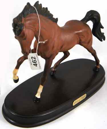 Appraisal: Beswick Horse Spirit of Flight on wood base H brown