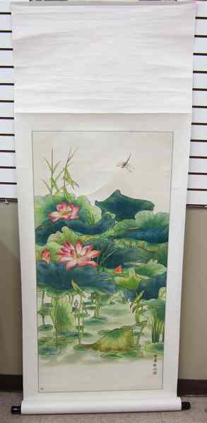 Appraisal: LUO SUYA SORAYA RUNCKEL WATERCOLOR CHINESE BRUSH PAINTING Chinese th