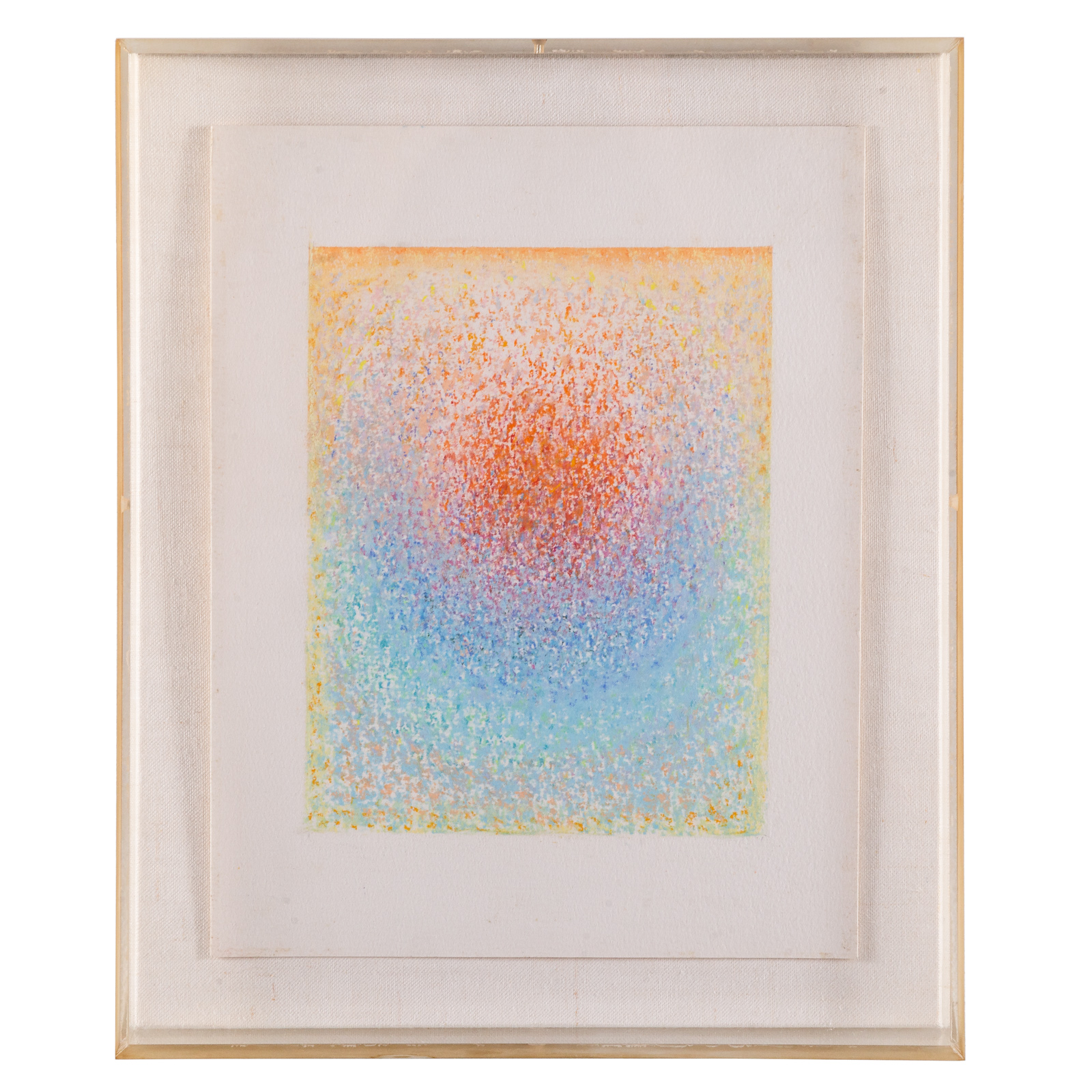 Appraisal: LEON BERKOWITZ UNTITLED PASTEL ON PAPER American - Pastel on