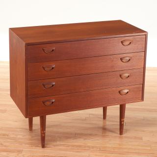 Appraisal: Kai Kristiansen dresser Kai Kristiansen dresser c Denmark teak drawers