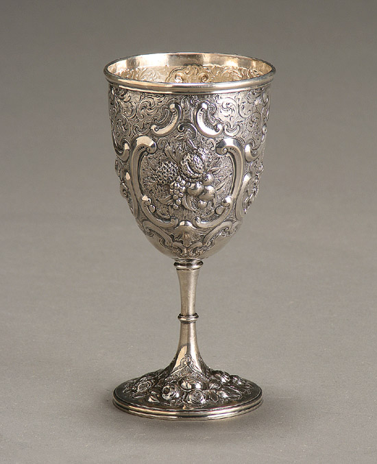 Appraisal: Victorian Scottish Silver Wine Goblet J Muirhead Sons Glasgow The