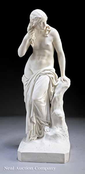 Appraisal: An English Copeland Parian Figure of Egeria a Roman Water