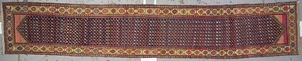 Appraisal: A Malayer runner Central Persia circa size approximately ft in