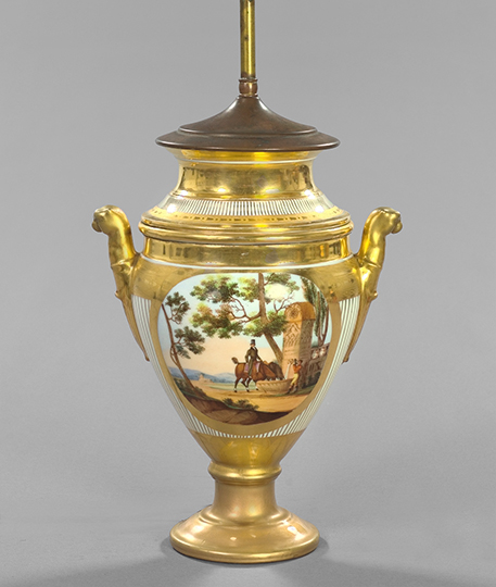 Appraisal: Fine and Rare Richly Gilded Paris Porcelain Fruit Cooler first