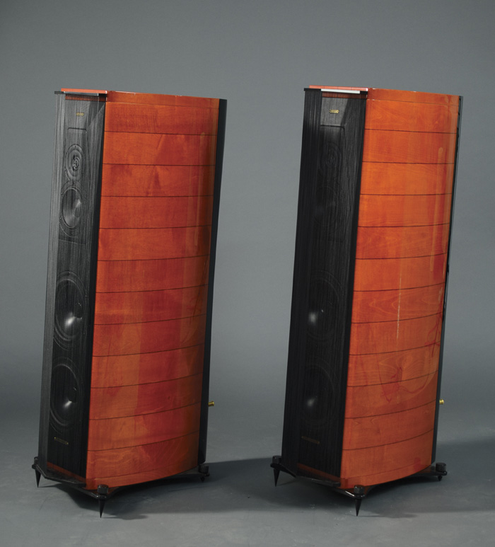 Appraisal: PAIR OF SONUS FABER AMATI ANNIVERSARIO LOUDSPEAKERS AND RELATED CABLES