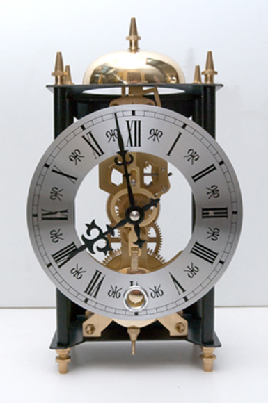 Appraisal: A CONTEMPORARY SKELETON CLOCK Height cm