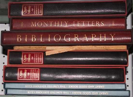 Appraisal: Fine Press Illustrated Group of bibliographical titles of the Limited