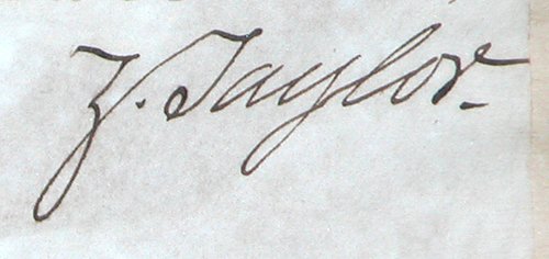 Appraisal: Artist Zachary Taylor th President of The United States Title