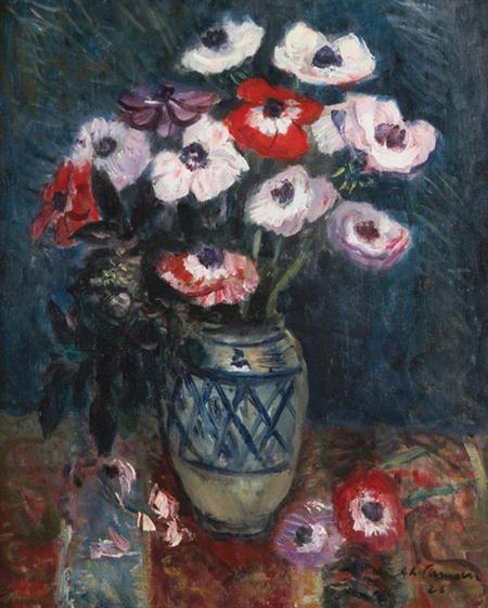 Appraisal: Charles Camoin French - Vase d'Anemones Estimate -