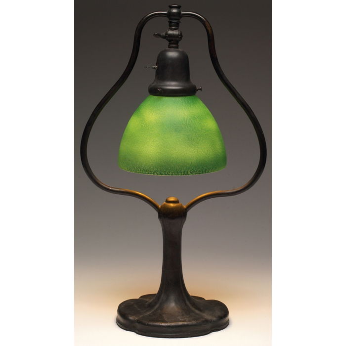 Appraisal: Handel table lamp bronzed metal base