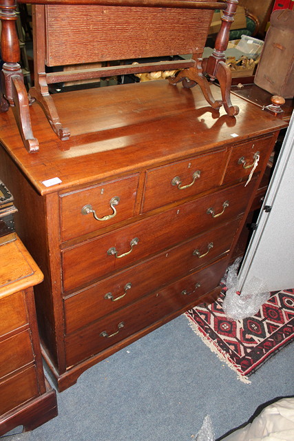 Appraisal: AN EARLY TH CENTURY CHEST of three short and three