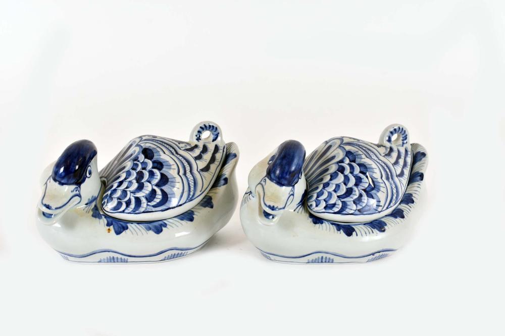 Appraisal: TWO ROYAL COPENHAGEN PORCELAIN DUCKSThe underside of each marked Decorated