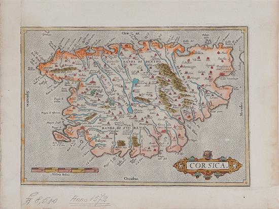 Appraisal: Early maps Italian by Appellee Coronelli Cluver Dubosc and Ortelius