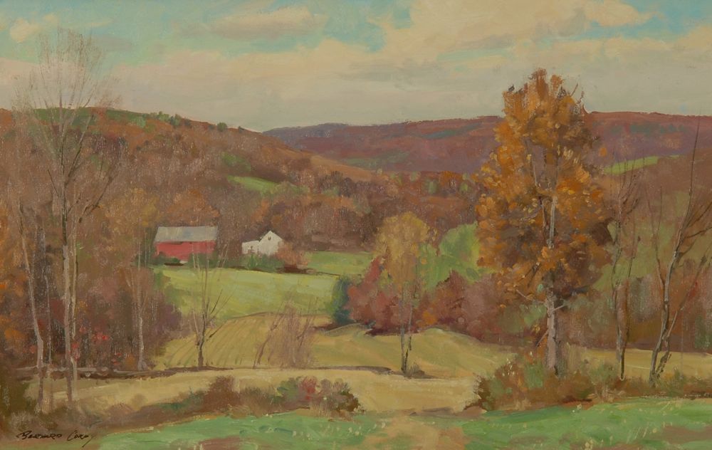 Appraisal: BERNARD COREYAmerican - Autumn Hills Signed lower Bernard Corey Titled