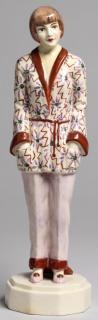 Appraisal: Austrian Art Deco Figure of a Modish Woman c The