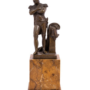 Appraisal: After mile-Coriolan-Hippolyte Guillemin French - th Century Napoleon bronze on