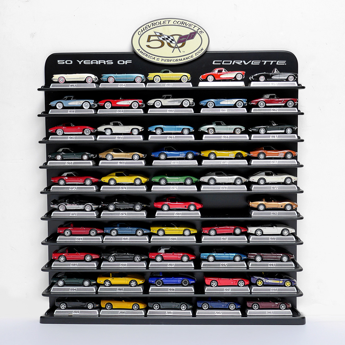 Appraisal: COLLECTION OF PARTS MODEL CARS CORVETTE COLLECTION An assembled collection