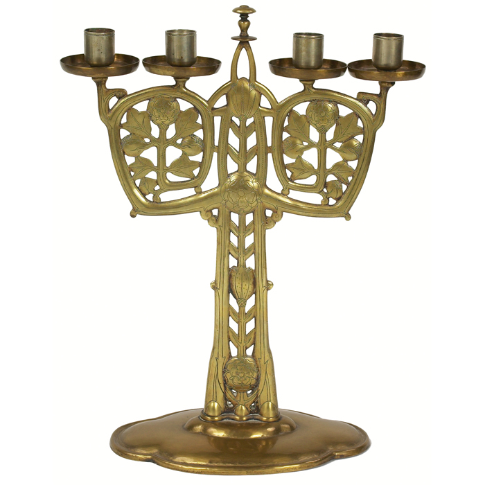 Appraisal: Edward Spencer candelabra c in brass