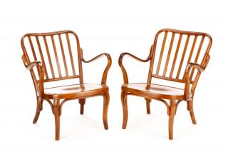 Appraisal: Pair Josef Frank for Thonet No Armchairs Josef Frank Swedish