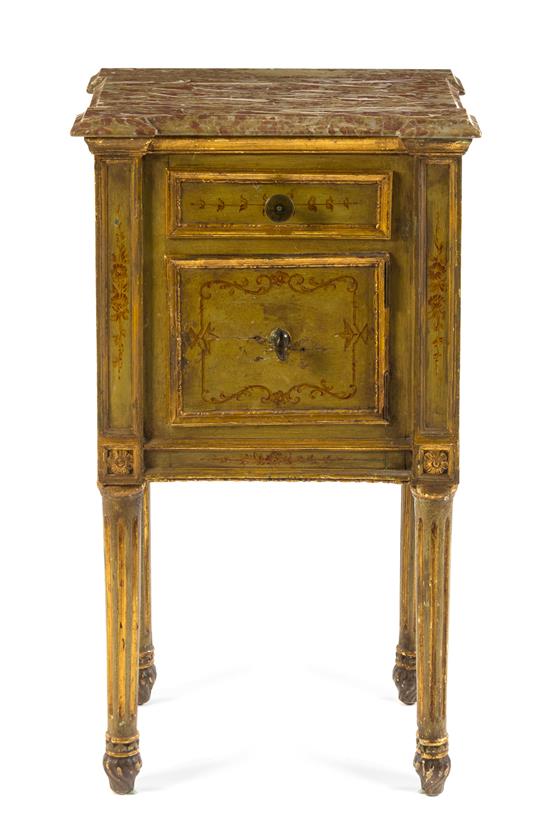 Appraisal: Sale Lot An Italian Painted Commode early th century having