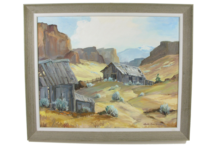 Appraisal: CHESTER GLENN MURPHY Oregon - Oil on canvas board titled