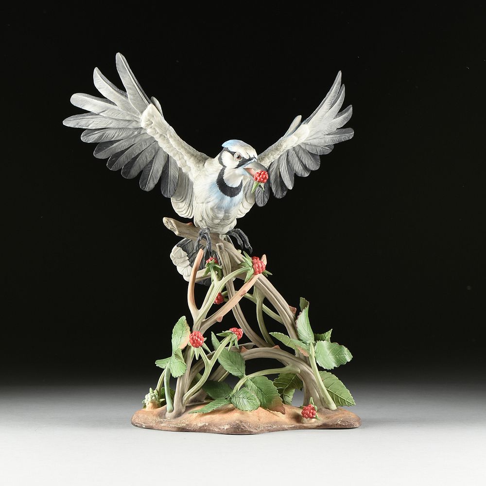 Appraisal: A BOEHM SCULPTURE Blue Jay UNITED STATES A BOEHM SCULPTURE