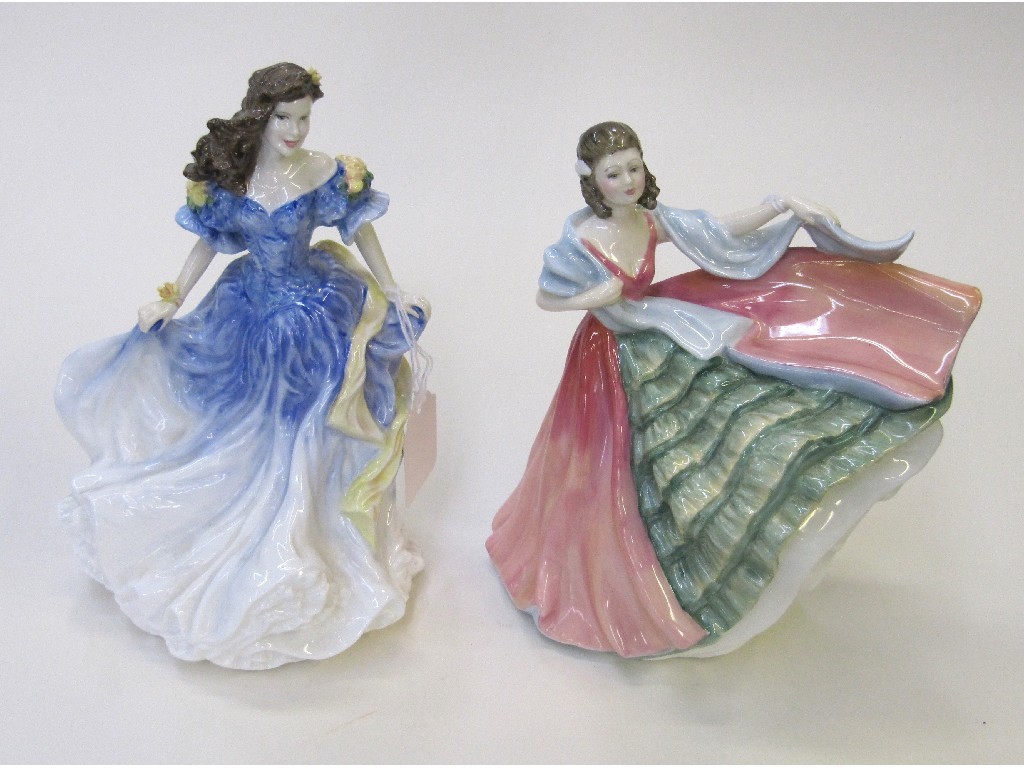 Appraisal: Four Royal Doulton figures to include 'Nicola' HN 'Jasmine' HN