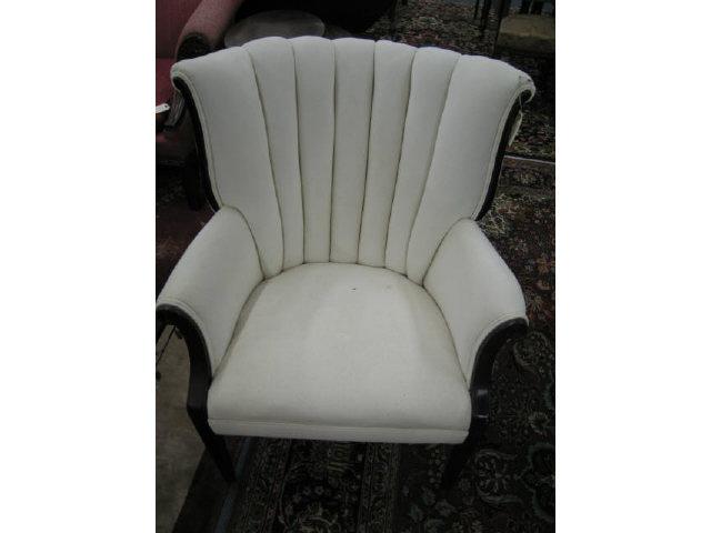 Appraisal: Mahogany Wingback style Chair