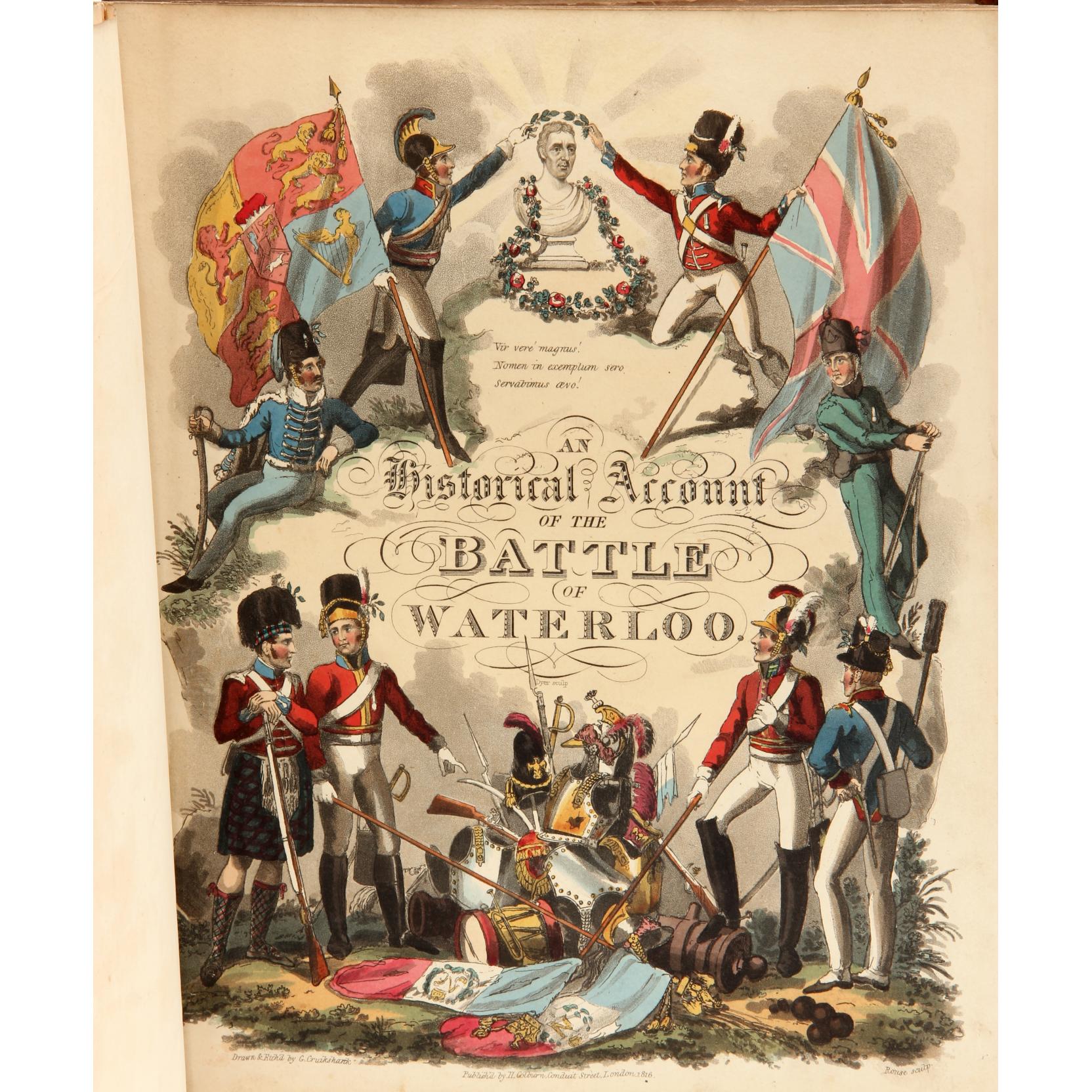 Appraisal: Mudford's Illustrated Waterloo Retrospective Mudford William An Historical Account of