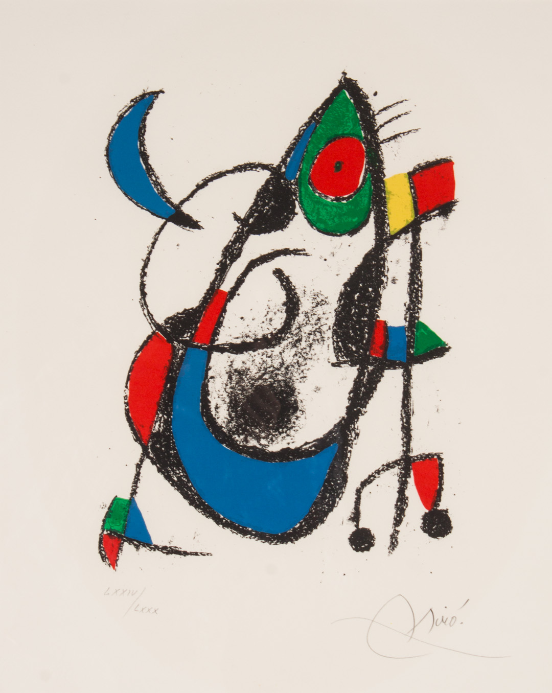 Appraisal: Joan Miro Lithographs II color lithograph Spanish - ed LXXIV