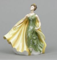 Appraisal: Royal Doulton Alexandra Hand painted porcelain figure Fancy Alexandra wears