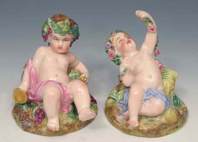 Appraisal: A ROYAL WORCESTER MODEL OF BACHUS slouched against a rock