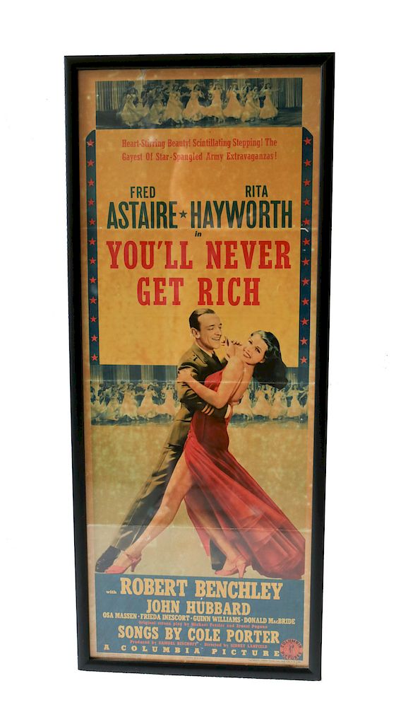 Appraisal: You'll Never Get Richer Columbia Movie Insert A columbia pictyure