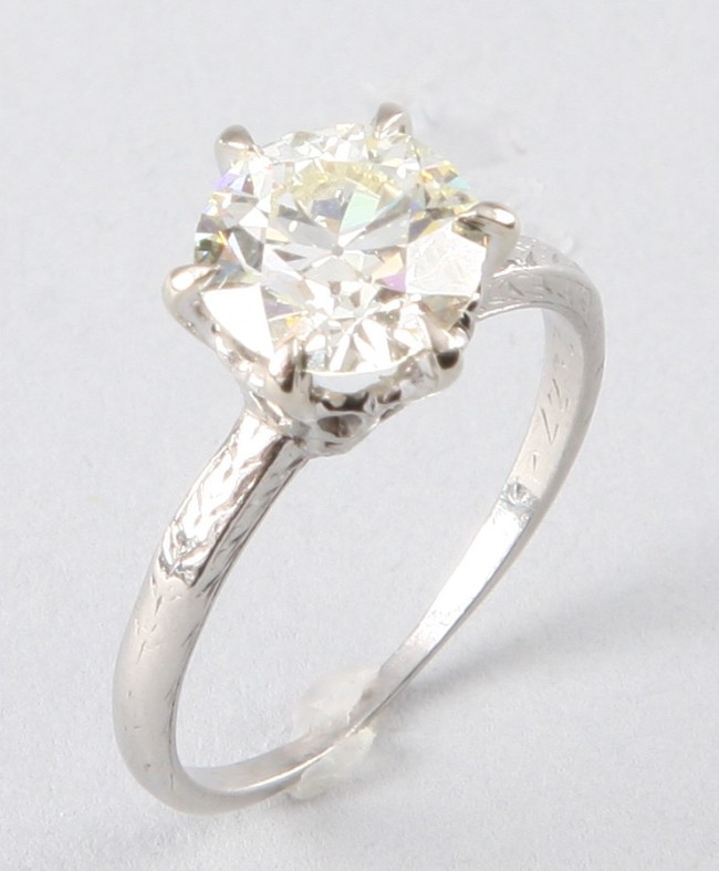 Appraisal: One mm x mm x mm diamond Color MN Clarity