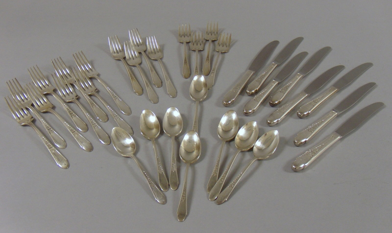 Appraisal: Group of Silver Plated Flatware Community and Rogers