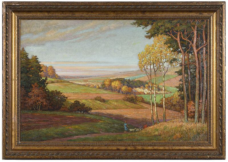 Appraisal: Andrew Thomas Schwartz Kentucky - Pastoral Landscape signed lower left