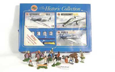 Appraisal: Britains Herald Timpo Airfix a large mixed group of plastic