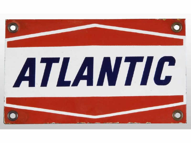 Appraisal: Lot of Atlantic Porcelain Signs Description Medium soiling and small