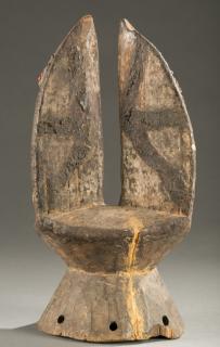 Appraisal: West African dance crest with animal ears West African headdress