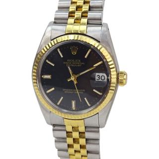 Appraisal: Vintage Rolex Datejust K Yellow Gold and Stainless Steel Jubilee