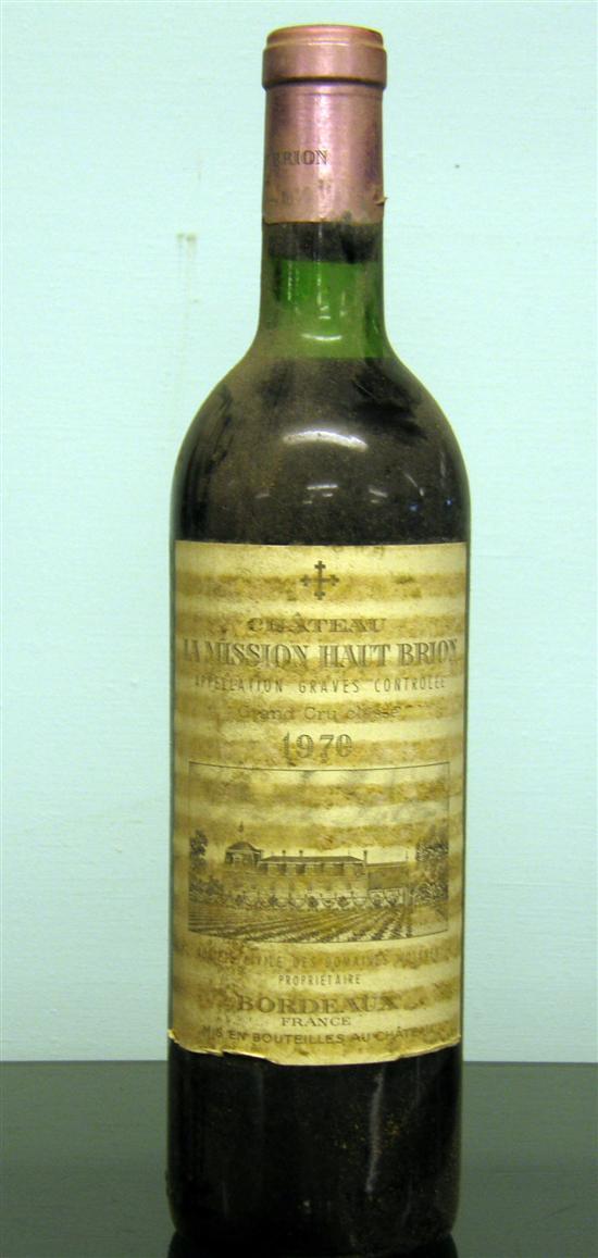 Appraisal: Chateau La Mission Haut-Brion Grand Cru Classe Graves bottles PROVENANCE