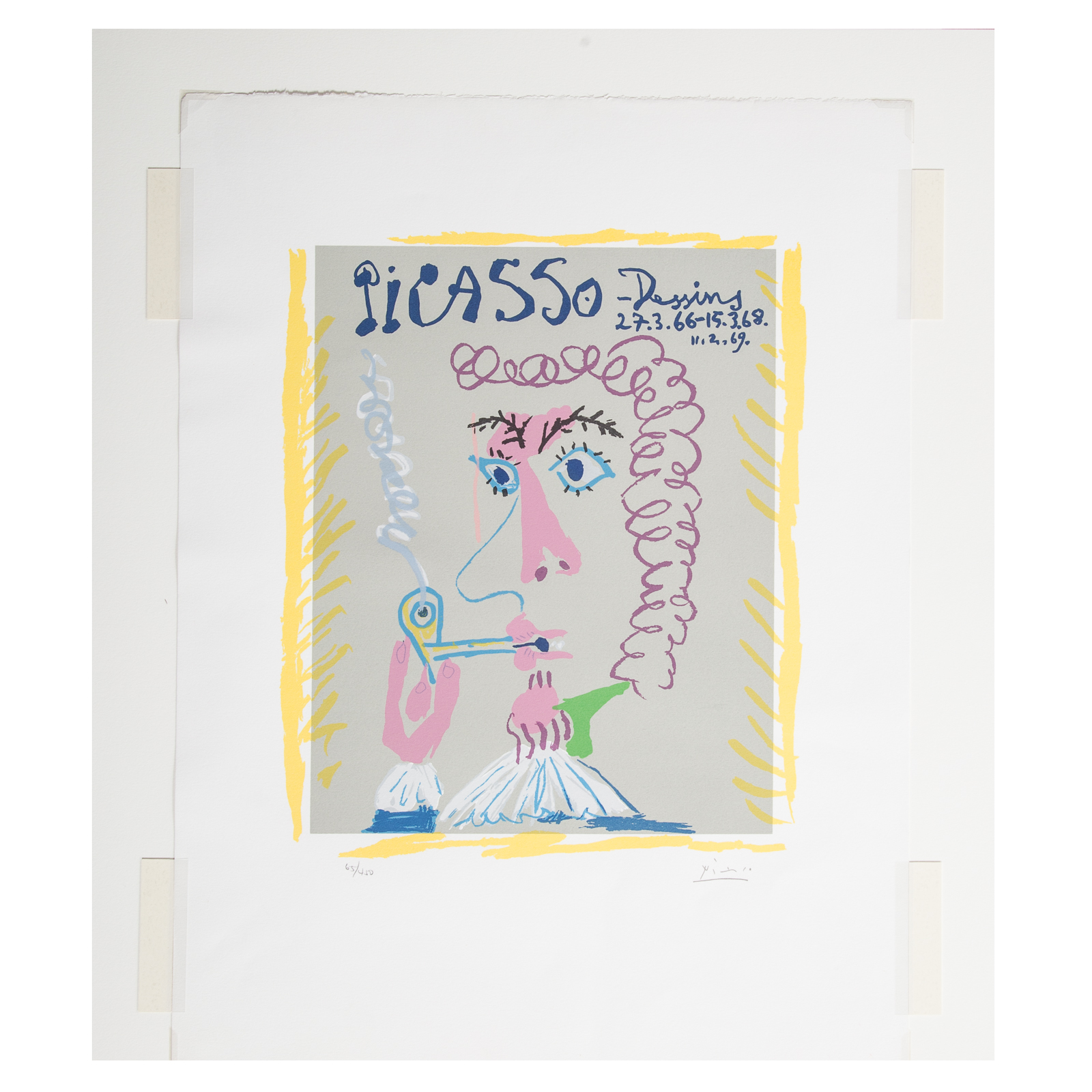 Appraisal: PABLO PICASSO DESSINS LITHOGRAPH Spanish - lithograph in colors ed