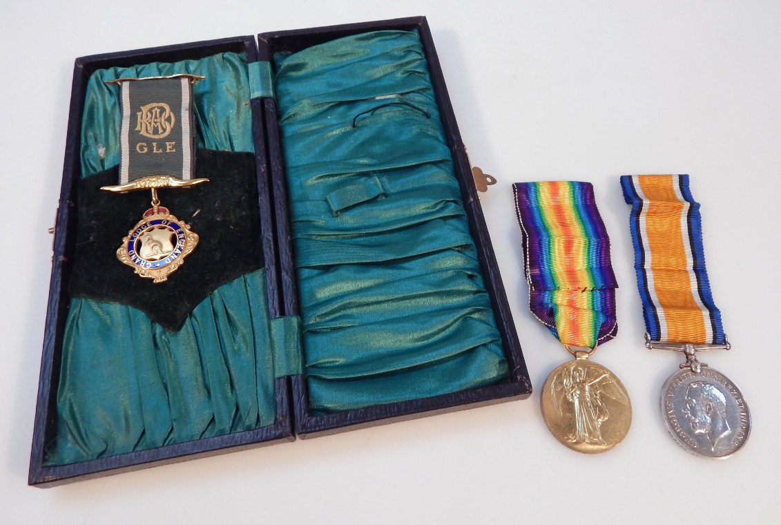 Appraisal: Various medals comprising WWI Campaign and Victory medal awarded to