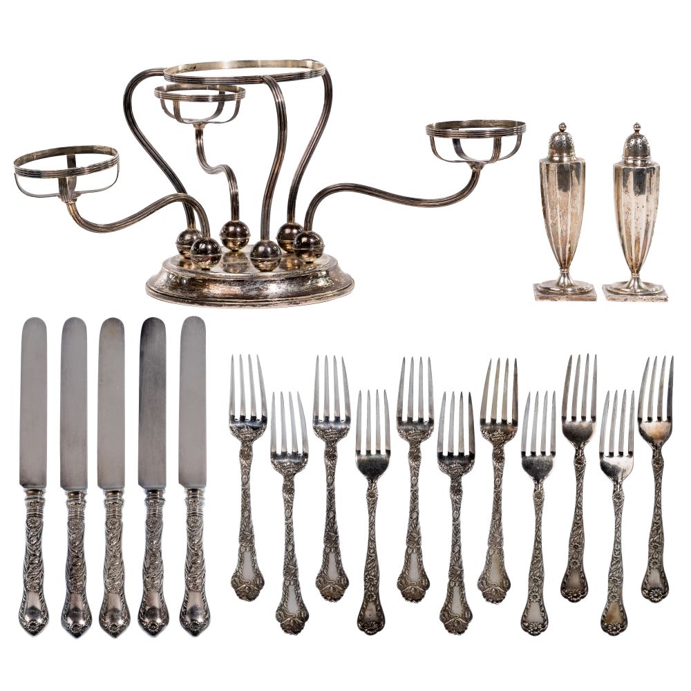 Appraisal: TIFFANY CO AND GORHAM STERLING SILVER ASSORTMENT items including a